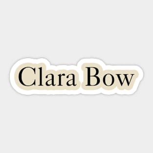 Clara Bow Sticker